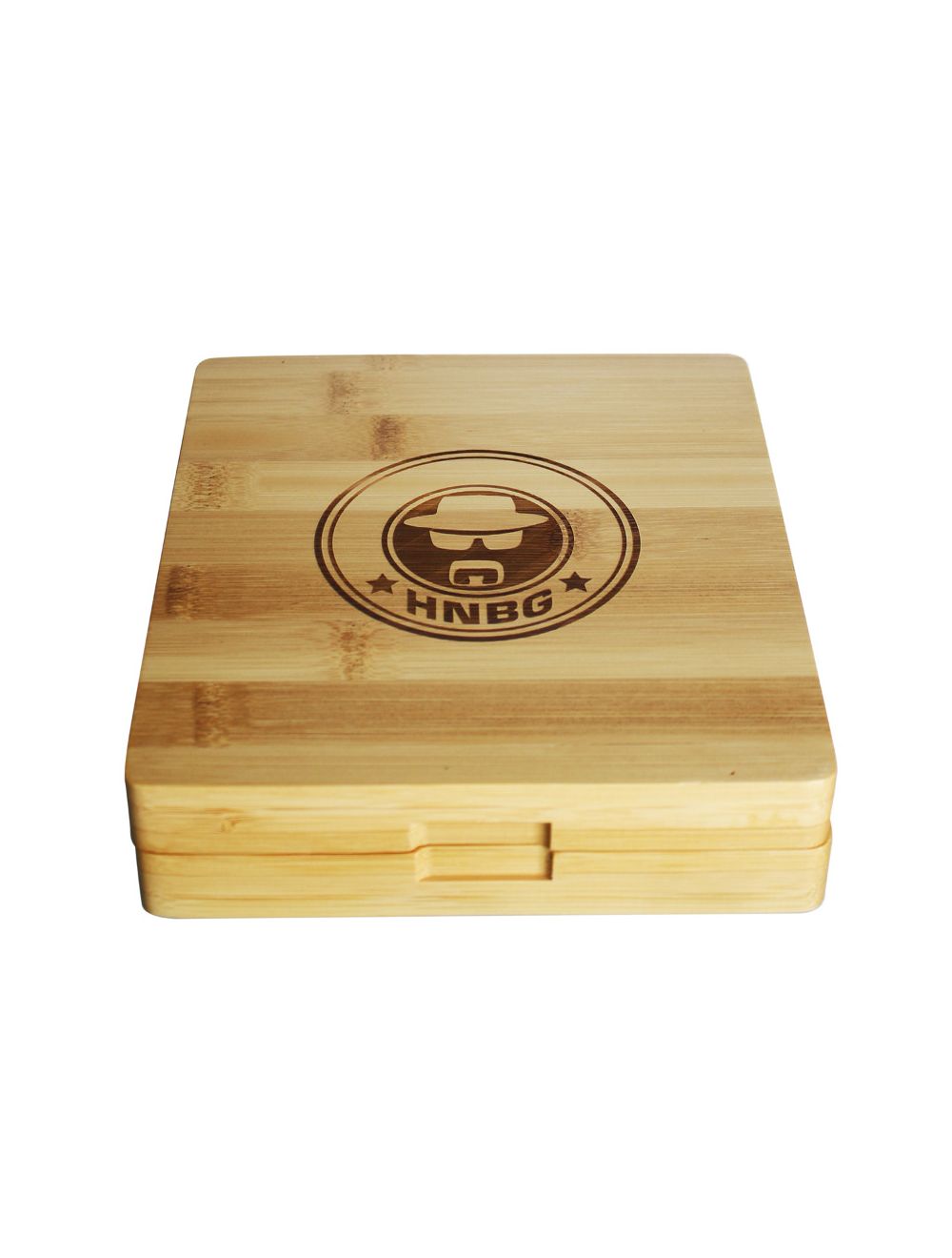 HNBG Dabbing Set 6-piece with Bamboo Box and Rolling Tray
